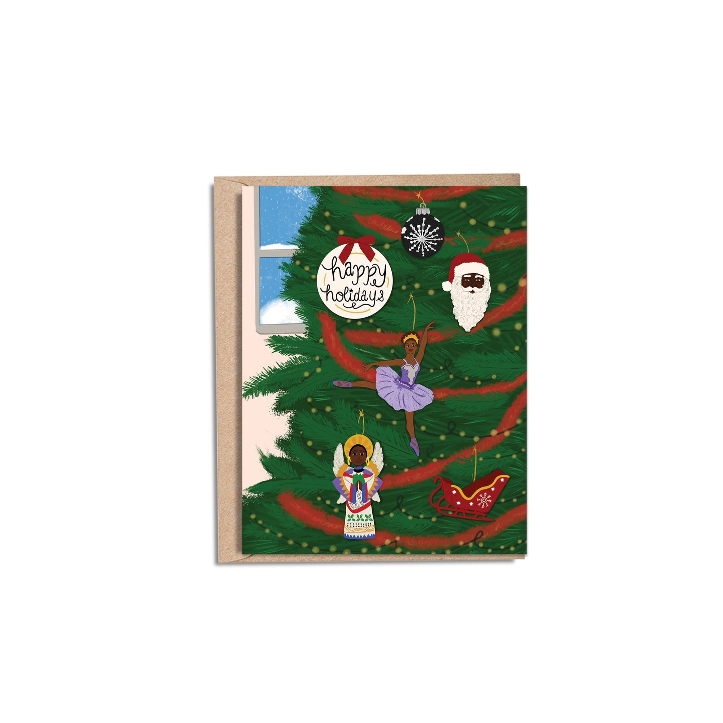 A Soulful Christmas Tree Card