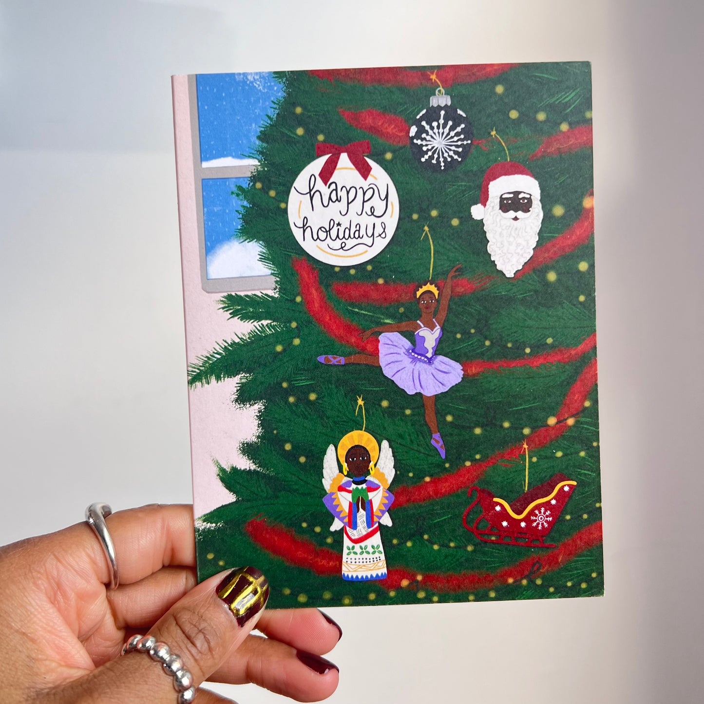 A Soulful Christmas Tree Card