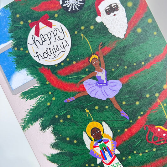 A Soulful Christmas Tree Card