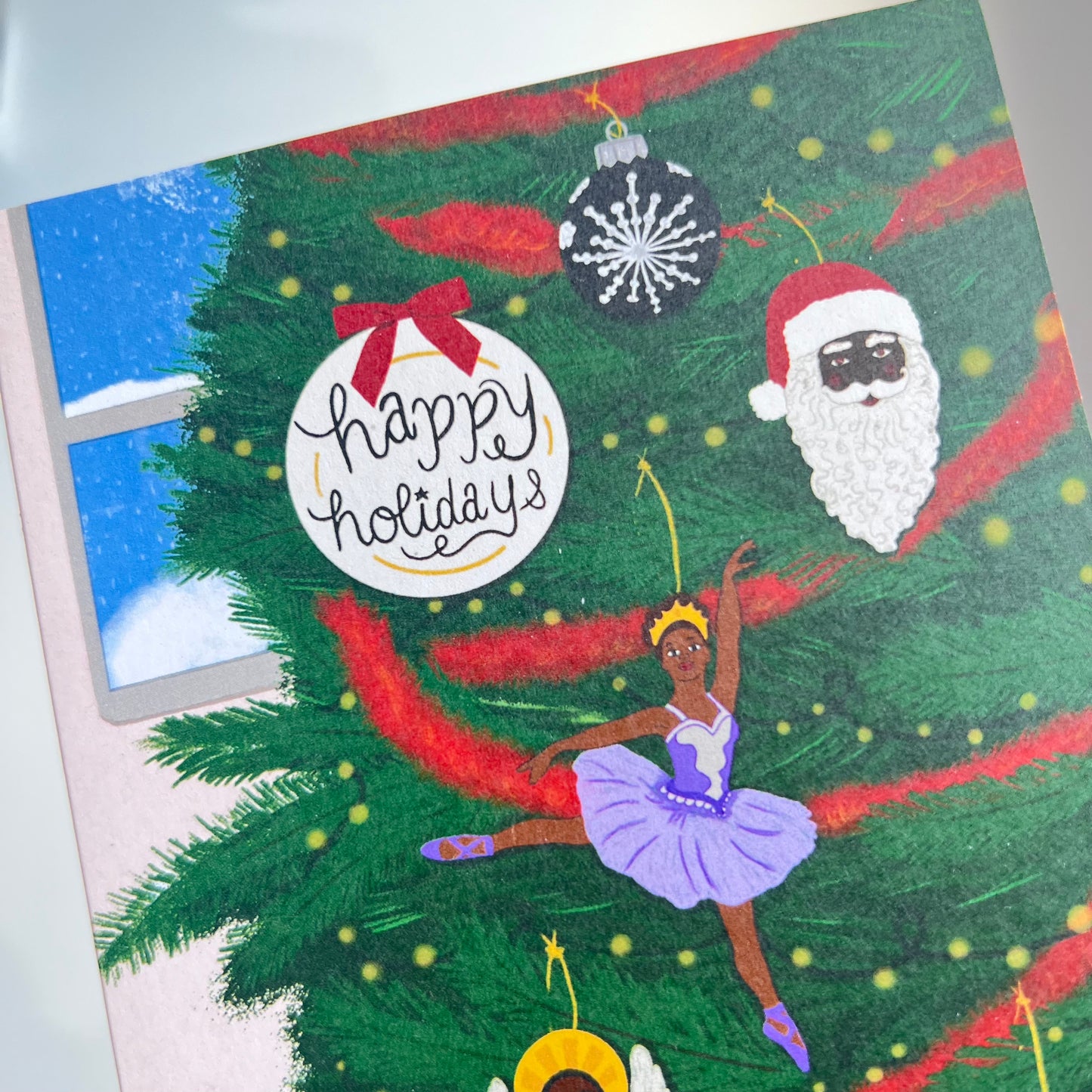 A Soulful Christmas Tree Card