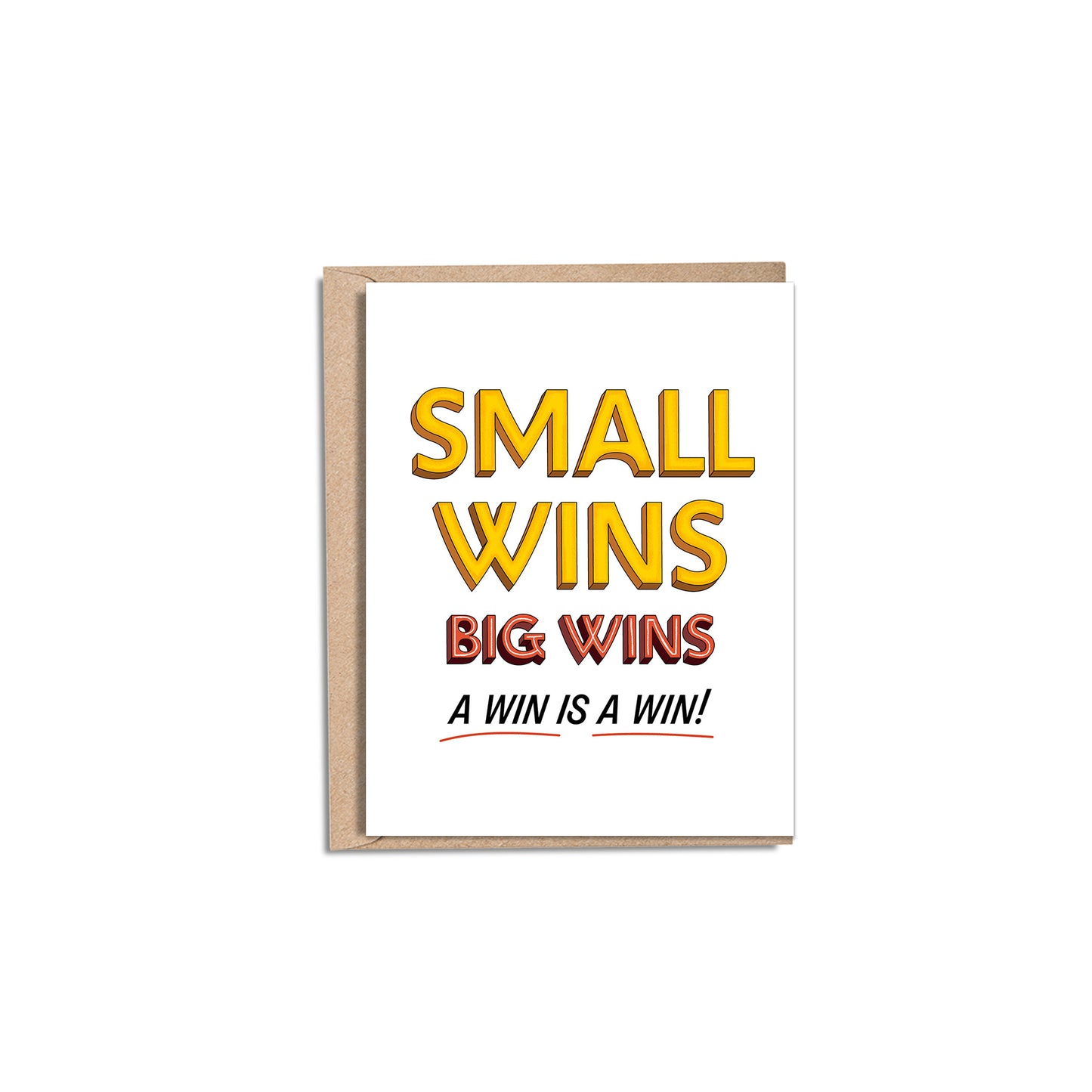 Celebrate Wins 4.25x5.5” A2 Encouraging, celebrate, congratulations, achievement, big opportunity, greeting cards from Goods Made By Digitrillnana, Ashley Fletcher. Black Woman Owned. Perfect card to cheer on or celebrate a friend!