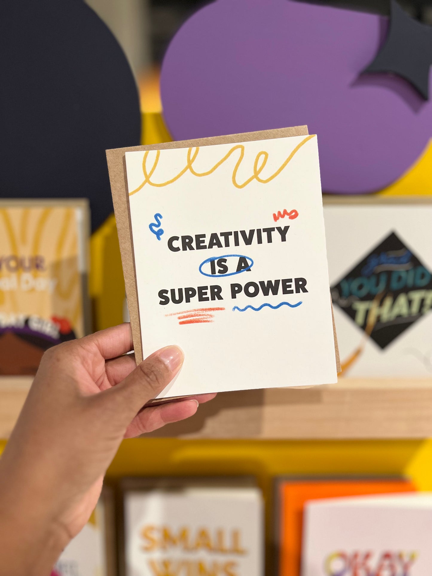 Creative Super Power Card