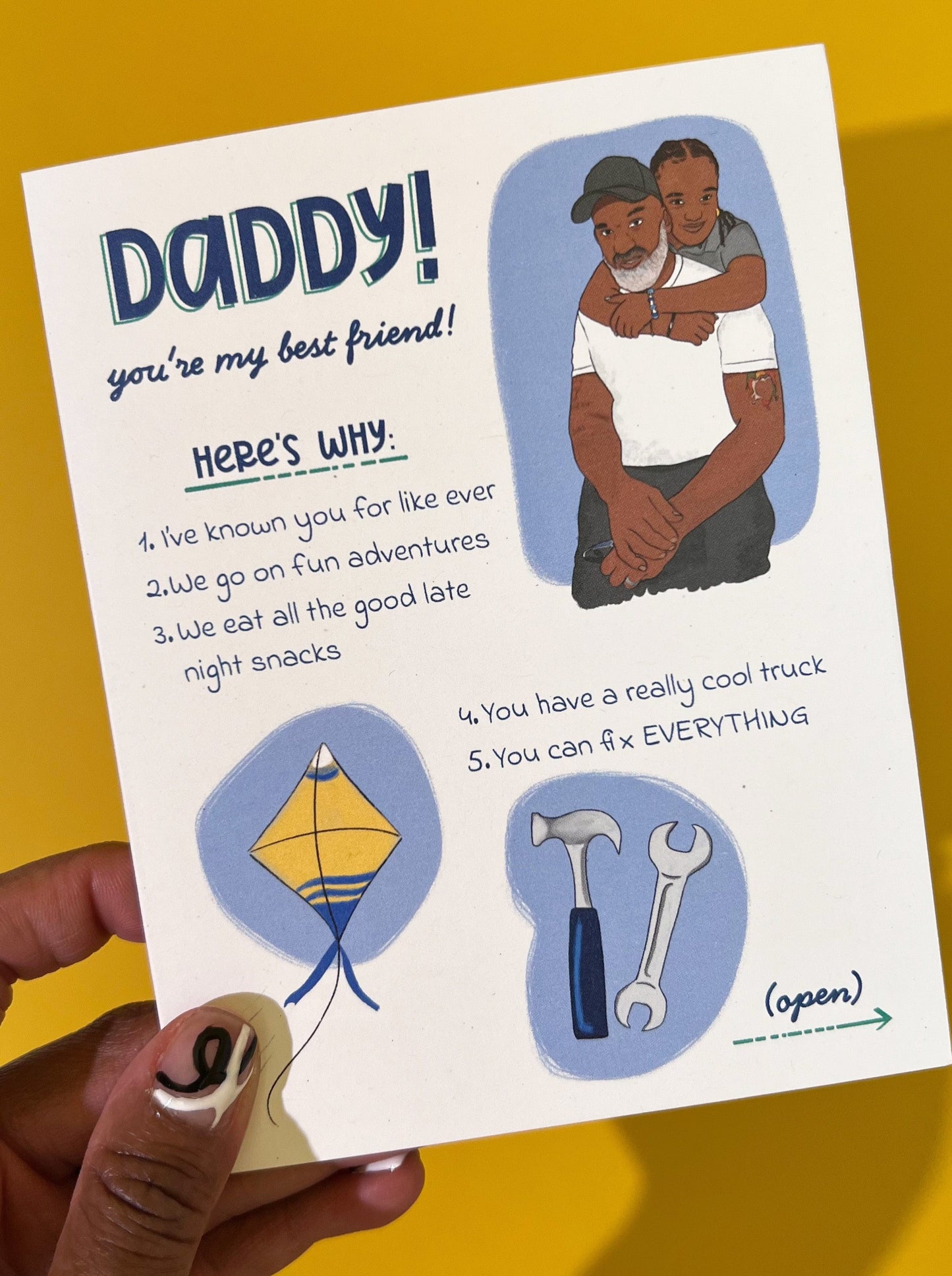 Daddy Daughter Adventures Card