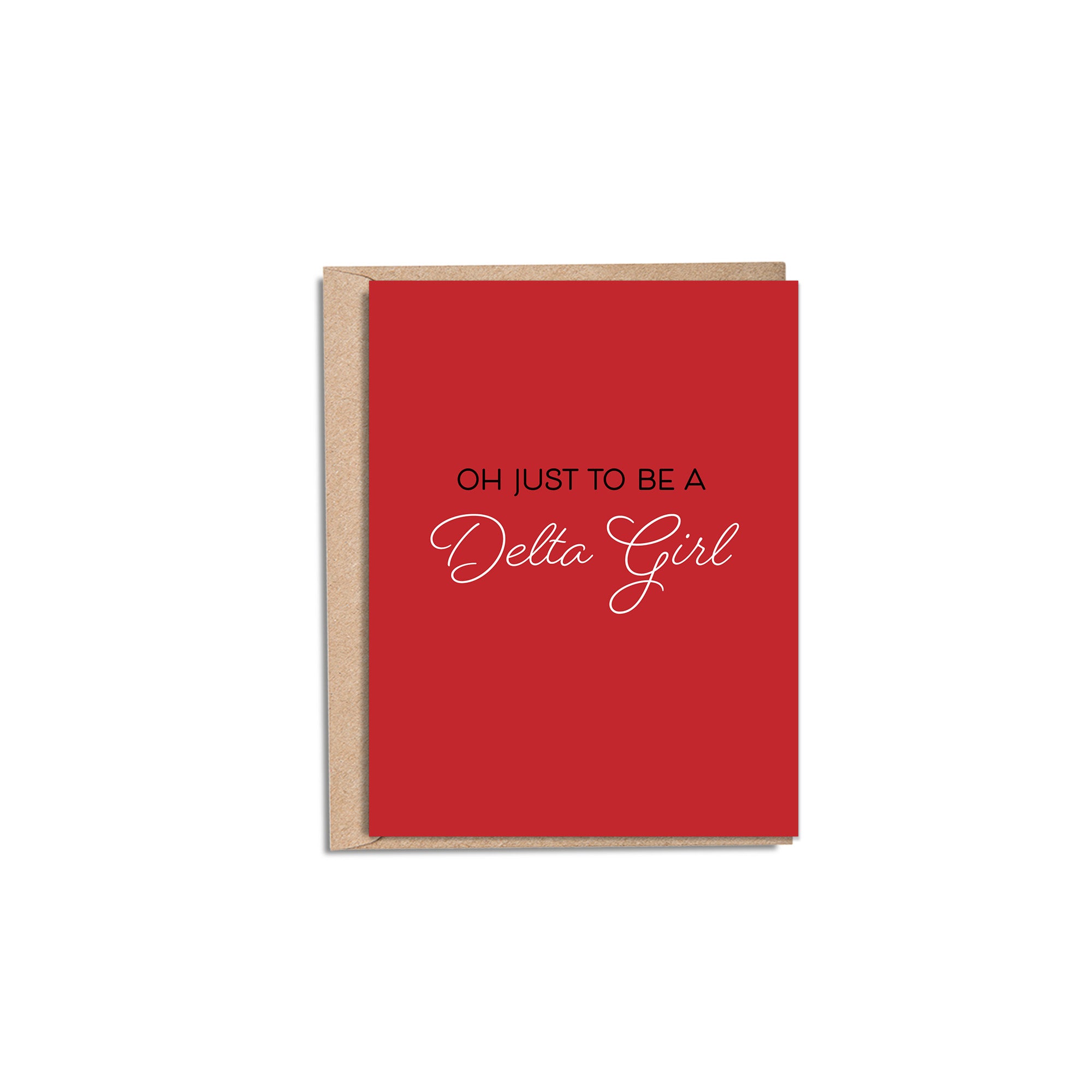 Delta Girl Delta Sigma Theta Sorority Greeting Card – Goods Made By  Digitrillnana