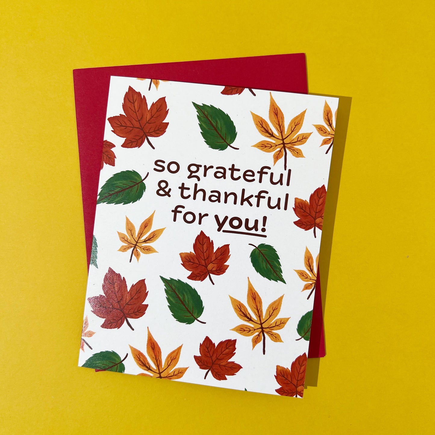 Fall Gratitude Card