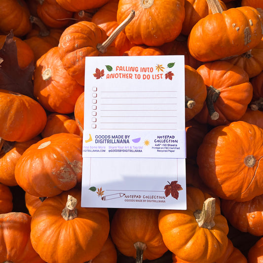 Fall To-Do List Notepad
