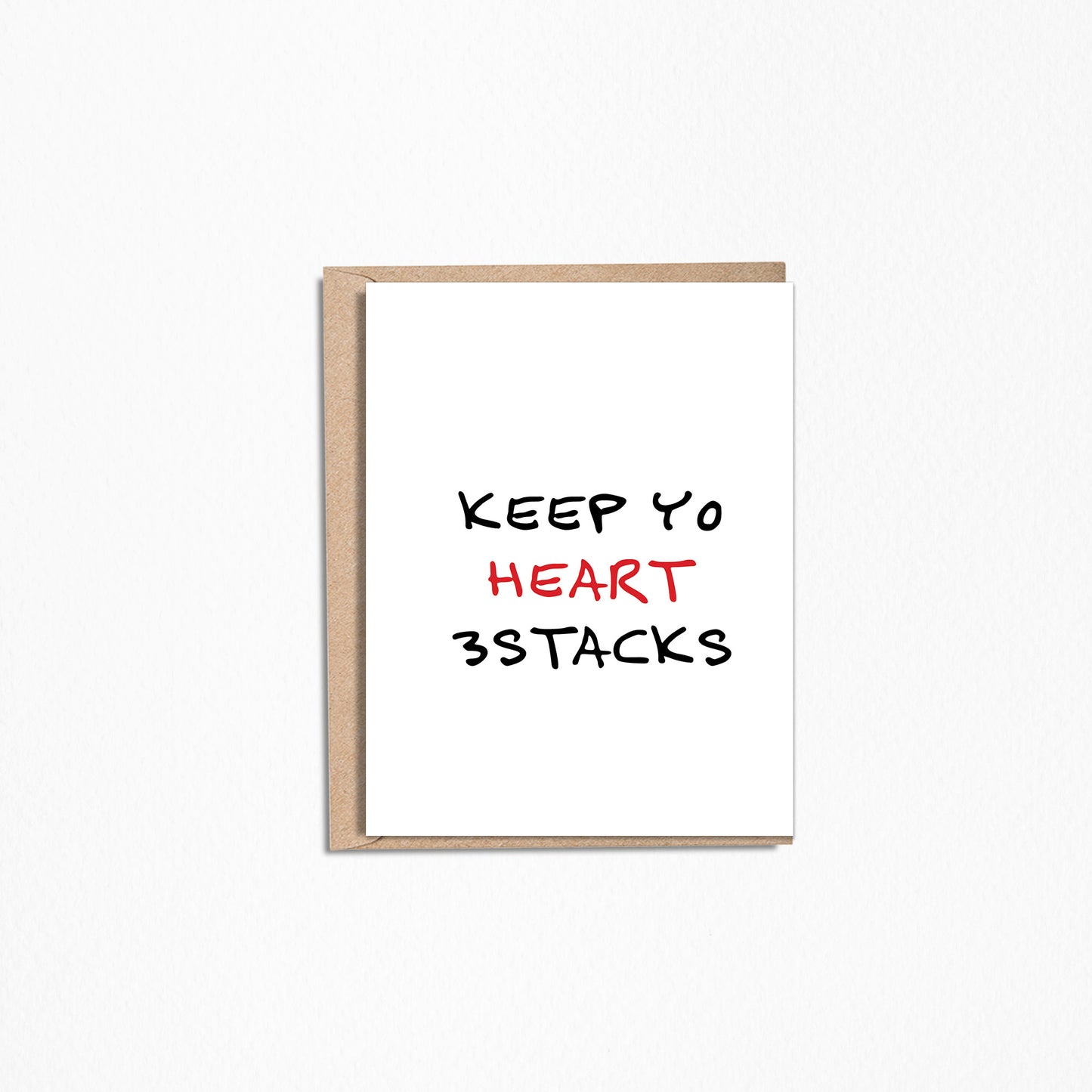 Keep Your Heart 4.25x5.5” Everyday love and breakup greeting card. Love and Breakup cards for men from Goods Made By Digitrillnana, Ashley Fletcher. Eco-friendly relationship, engagement, and love cards. Int'l Players Anthem UGK Pimp C Bun B Andre 3000 Hip Hop Card.