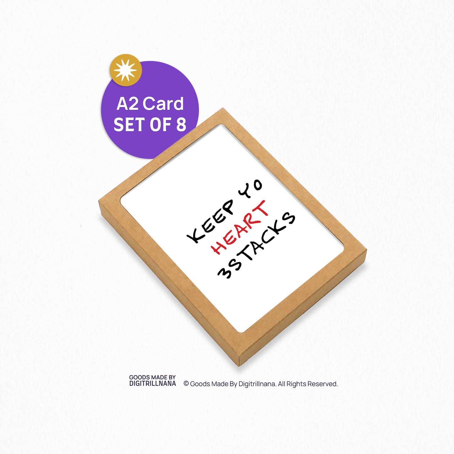 Keep Your Heart 4.25x5.5” Everyday love and breakup greeting card. Love and Breakup cards for men from Goods Made By Digitrillnana, Ashley Fletcher. Eco-friendly relationship, engagement, and love cards. Int'l Players Anthem UGK Pimp C Bun B Andre 3000 Hip Hop Card.