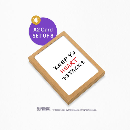 Keep Your Heart 4.25x5.5” Everyday love and breakup greeting card. Love and Breakup cards for men from Goods Made By Digitrillnana, Ashley Fletcher. Eco-friendly relationship, engagement, and love cards. Int'l Players Anthem UGK Pimp C Bun B Andre 3000 Hip Hop Card.