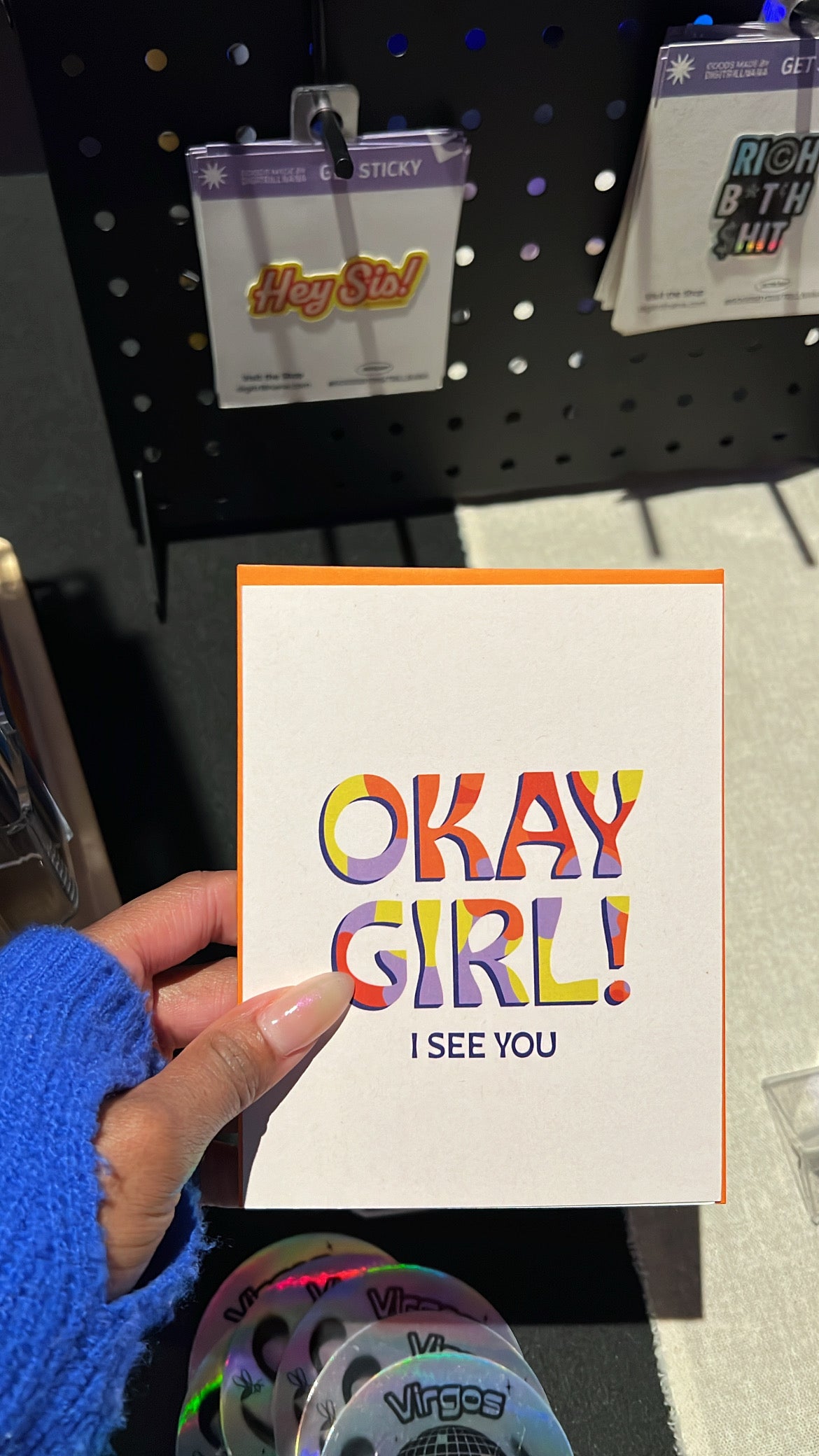 Okay Girl Card