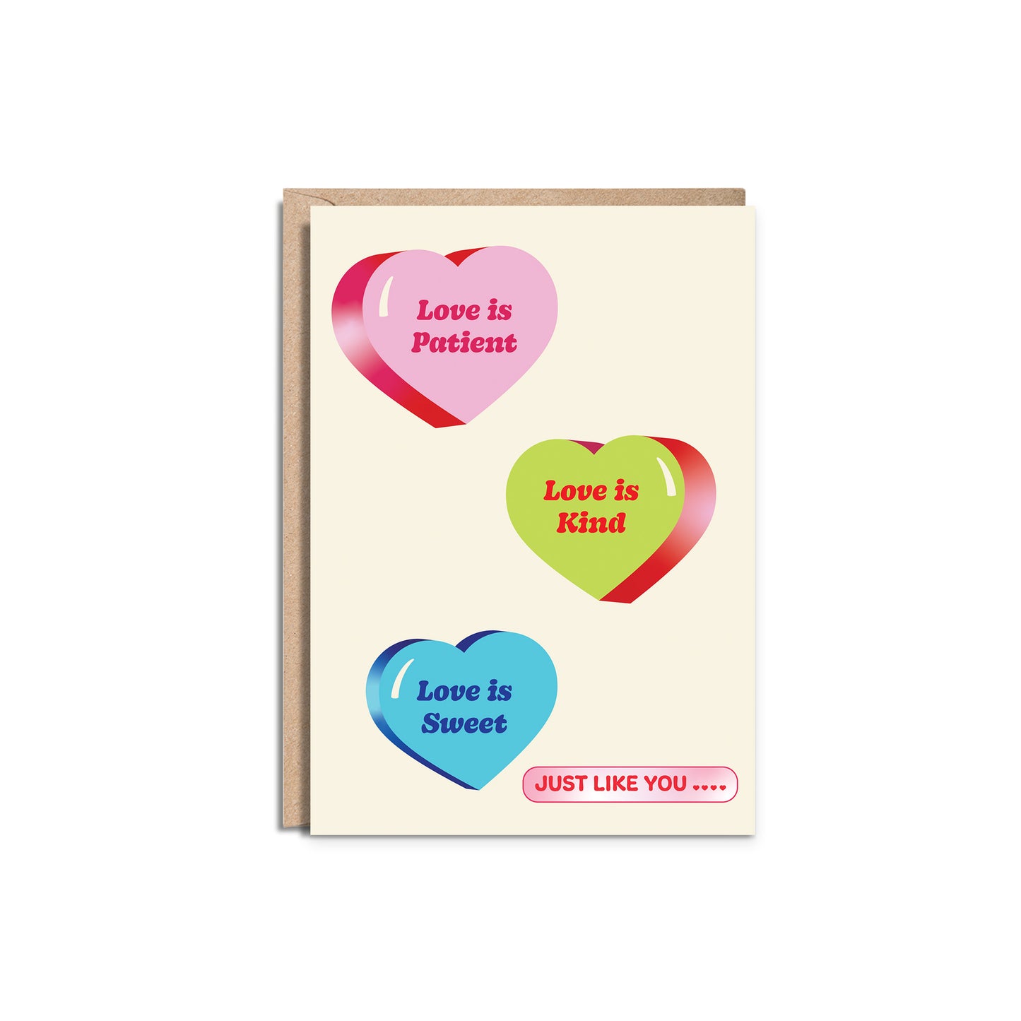 Valentine Sweetheart 5x7” Love Valentines Day greeting card from Goods Made By Digitrillnana, Ashley Fletcher. Perfect card for valentines day! Black Woman Owned.