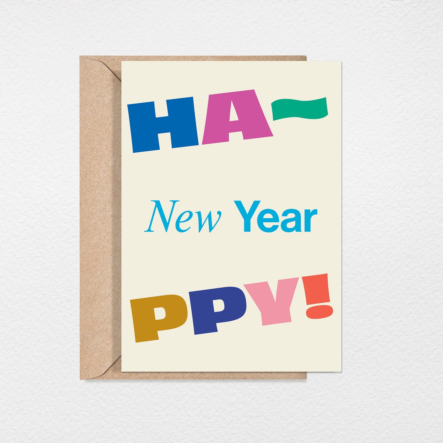Happy New Year 5x7” holiday new year greeting card from Goods Made By Digitrillnana, Ashley Fletcher. Black Woman Owned. Perfect card for a gift!