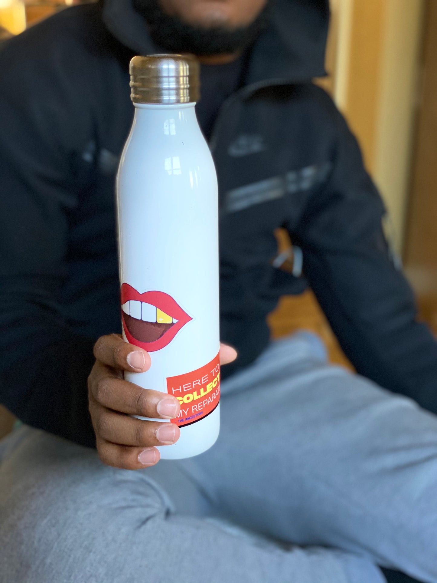 Gold Member high quality vinyl waterproof and scratch resistant sticker from Goods Made By Digitrillnana. Perfect for laptops, water bottles, phone cases, luggage, journals, and more! Black Woman Owned.