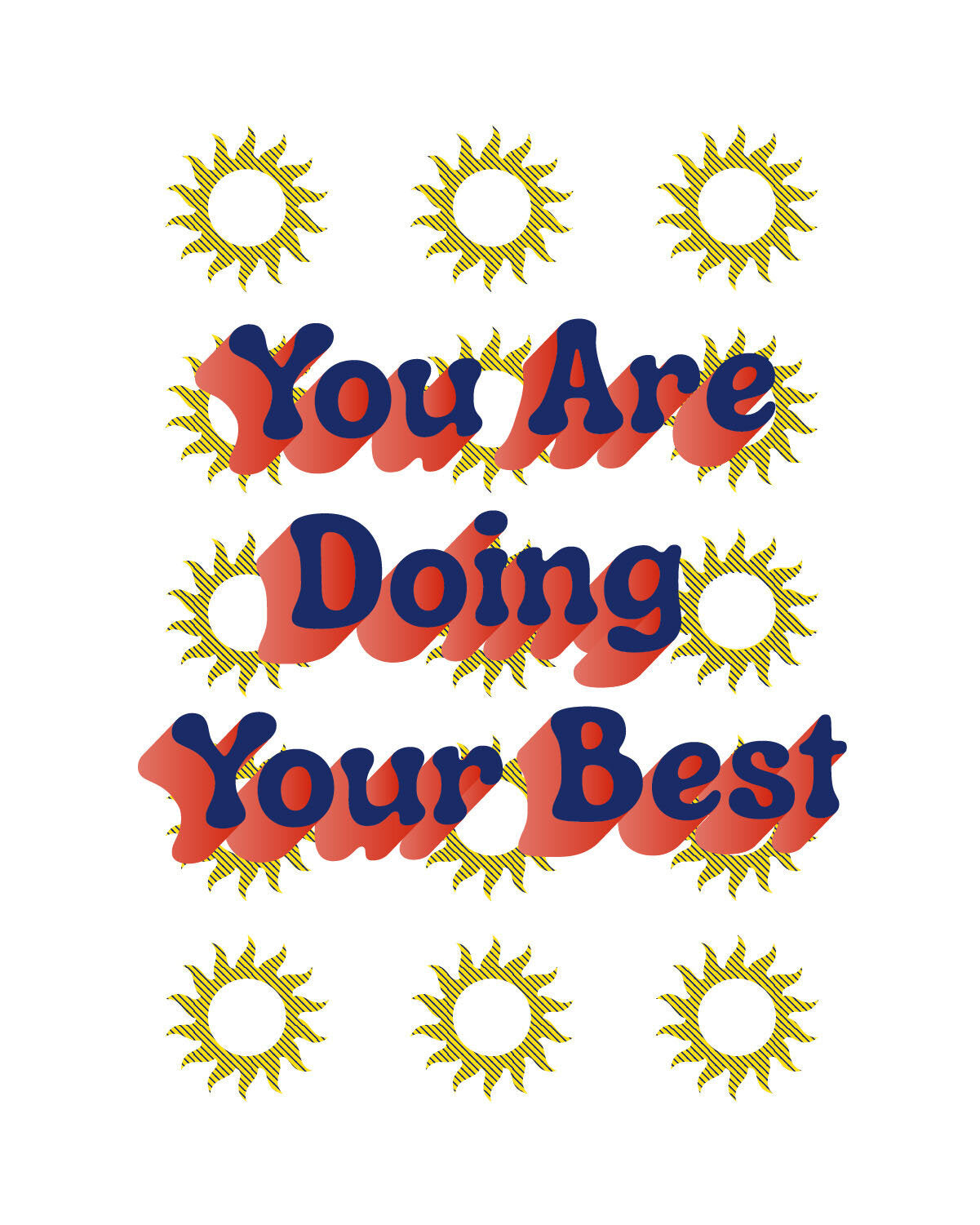 Your Best 8x10” and 9x12” typography, inspirational quote art print from Goods Made By Digitrillnana, Ashley Fletcher. Perfect for home decor, wall art, art prints, and more! Black Woman Owned.