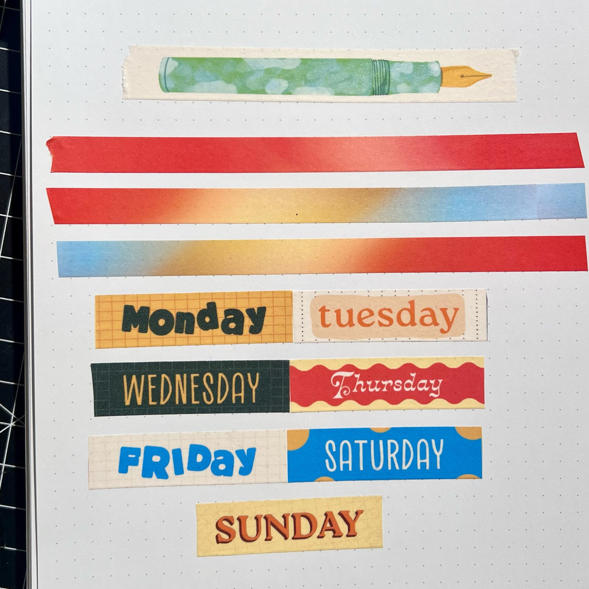 Gradient Flow Washi Tape