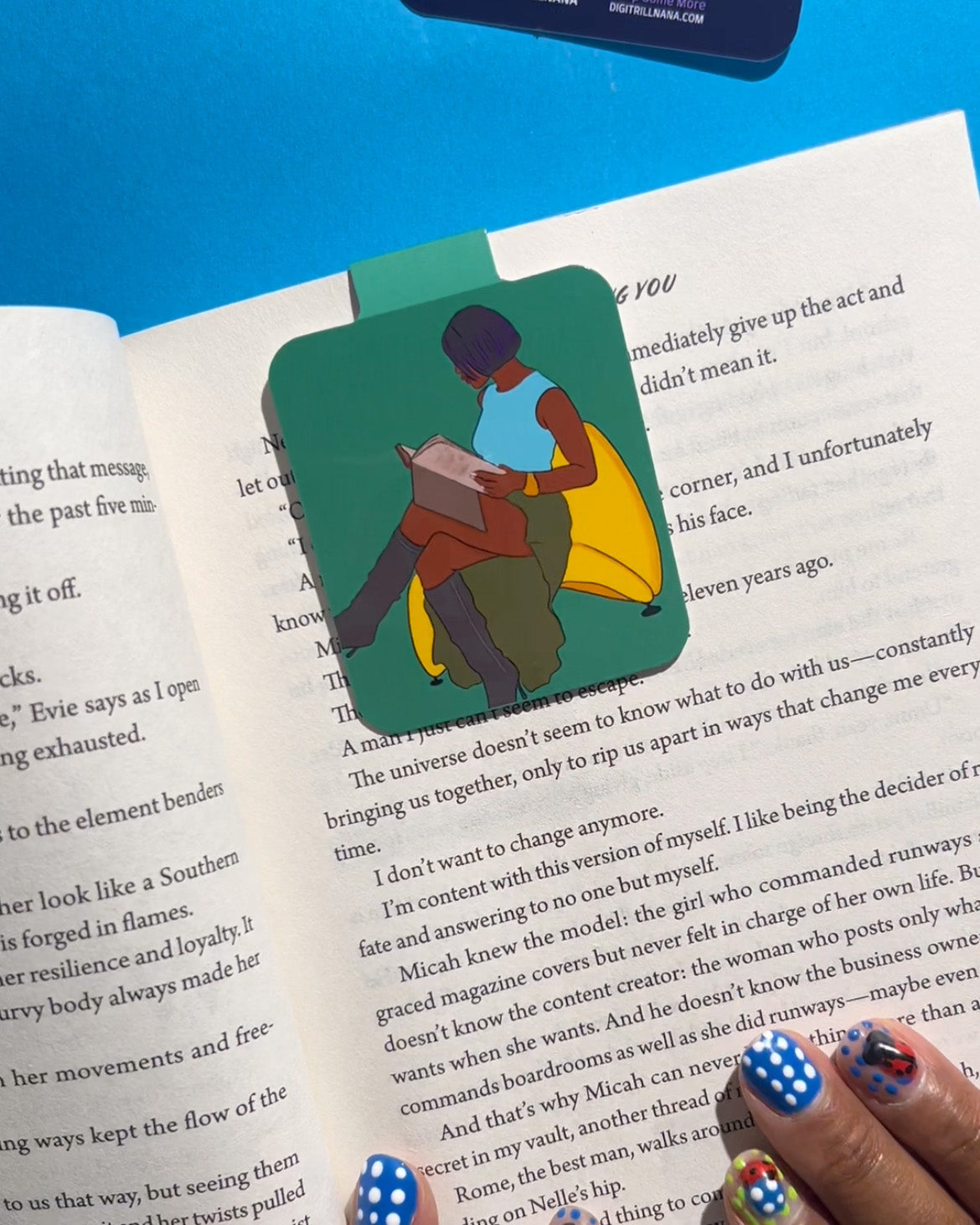 Cozy Book Nook Magnetic Bookmark