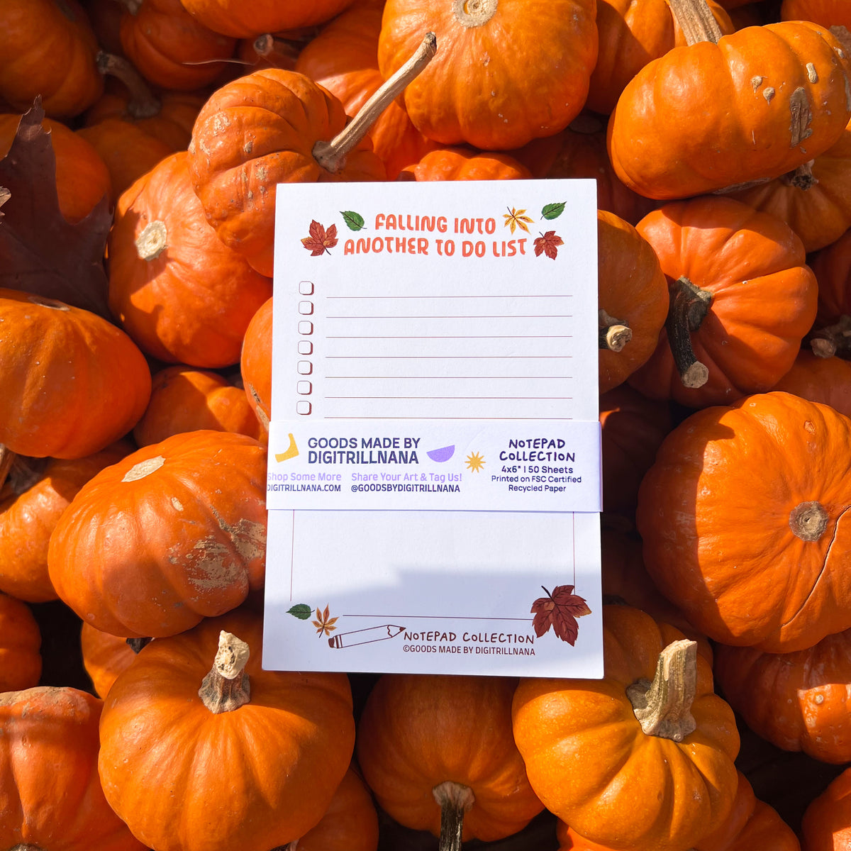 Fall To-Do List Notepad