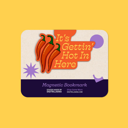 Spicy Chapters Romance Novel Magnetic Bookmark