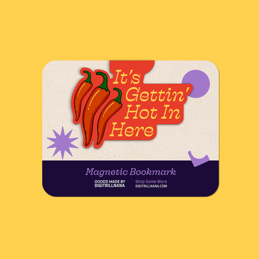 Spicy Chapters Romance Novel Magnetic Bookmark
