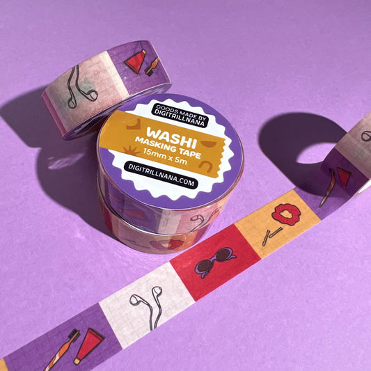 Stay Fly Girl Beauty Washi Tape