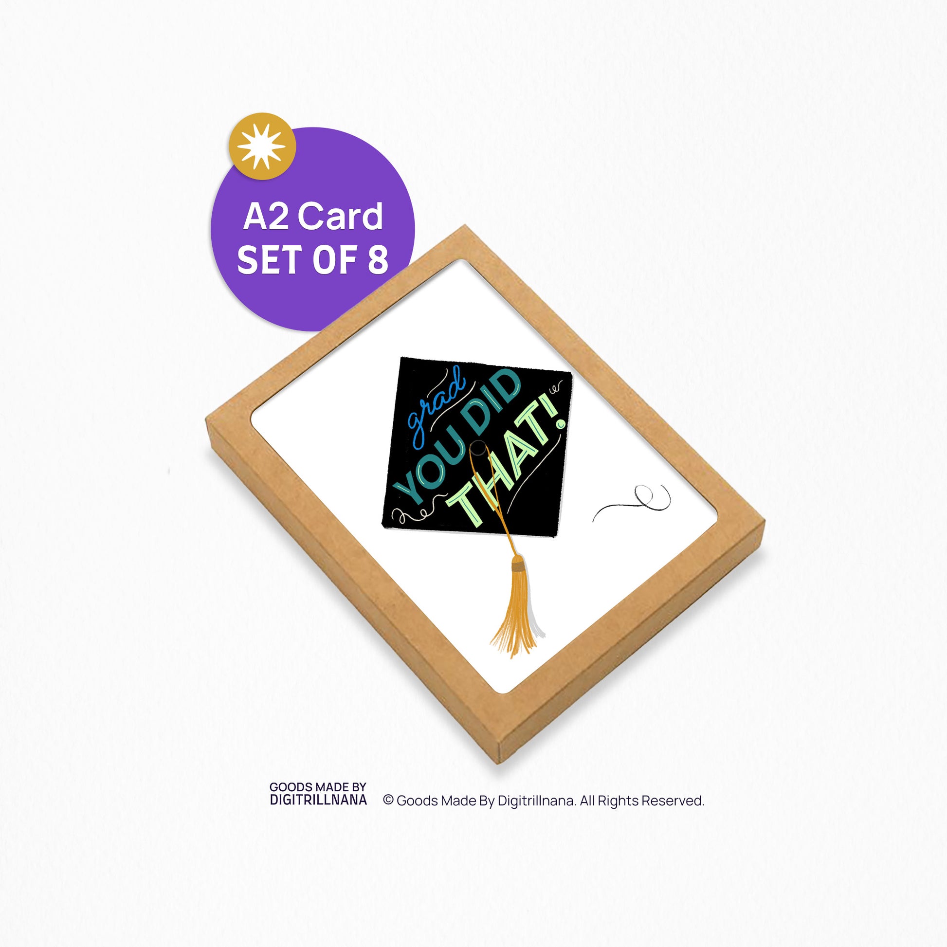 Grad You Did That A2 4.25x5.5 Greeting Card Goods Made By Digitrillnana Grad You Did That A2 4.25x5.5 Greeting Card Goods Made By Digitrillnana