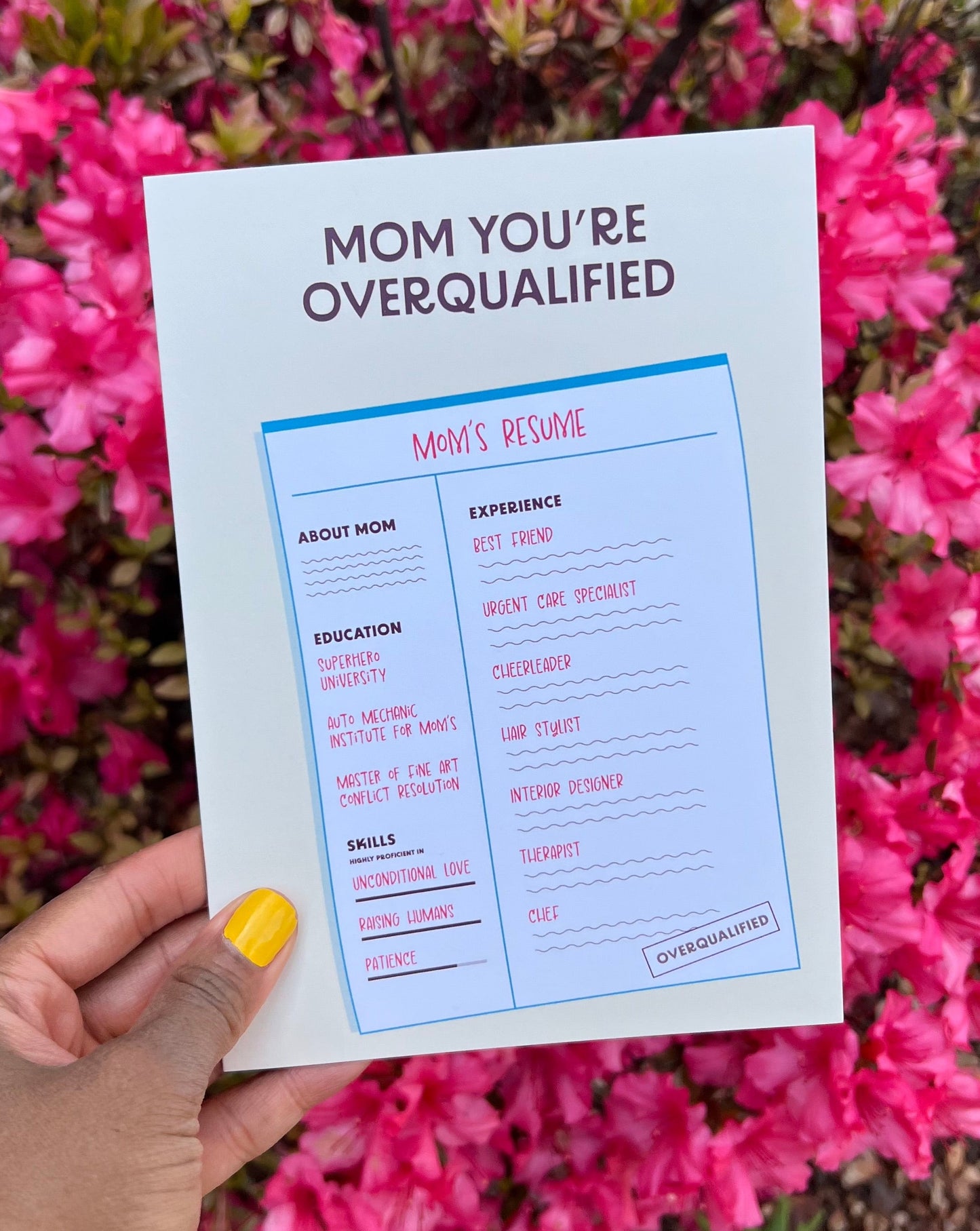 Mom's Resume