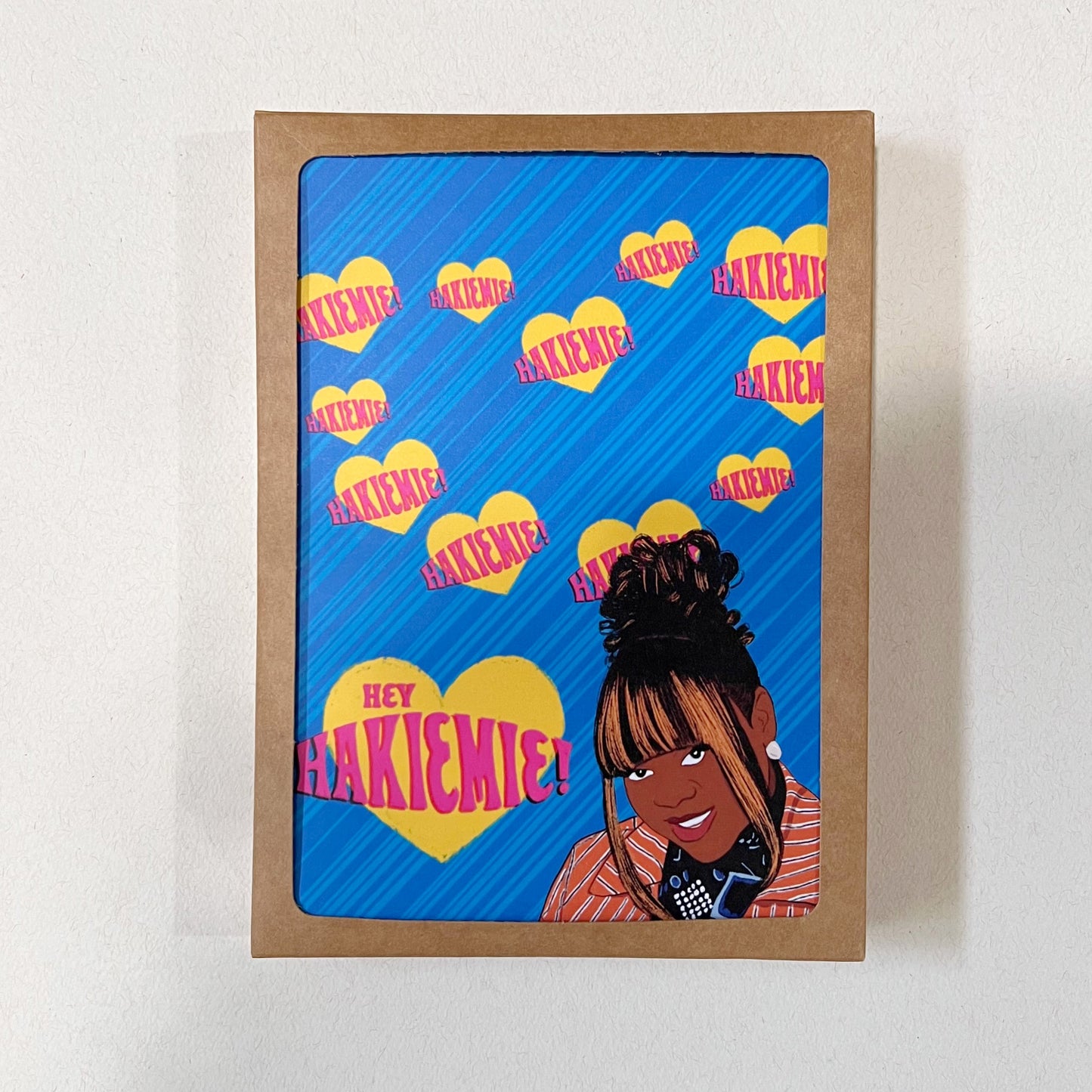 Hey Hakiemie 5x7” Kim Parker Moesha love valentines day greeting card from Goods Made By Digitrillnana, Ashley Fletcher. Perfect card for valentines day! Black Woman Owned.