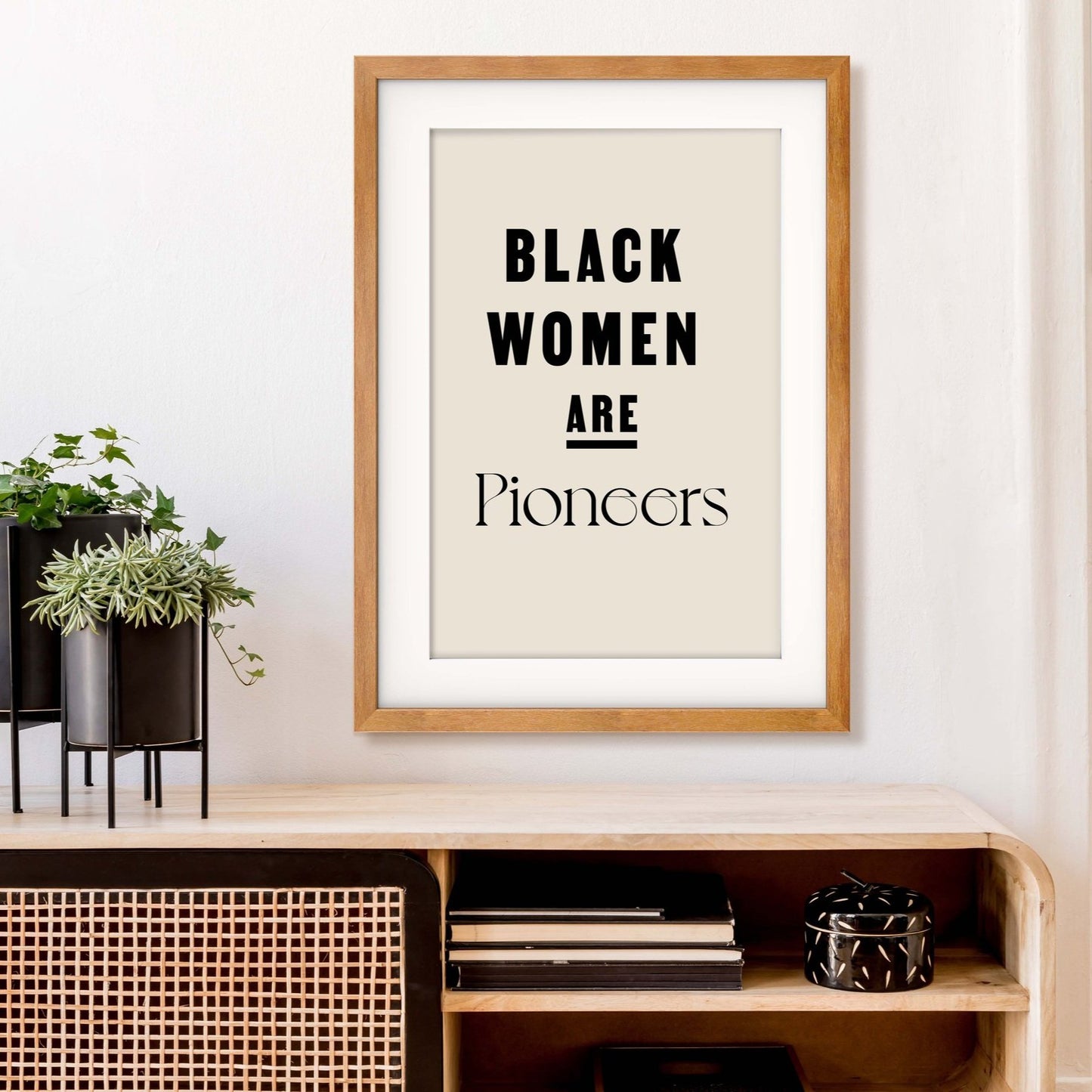 Pioneers 11x14” typography inspirational quote art print from Goods Made By Digitrillnana, Ashley Fletcher. Black Woman art. Perfect for home decor, wall art, art prints, and more! Black Woman Owned.